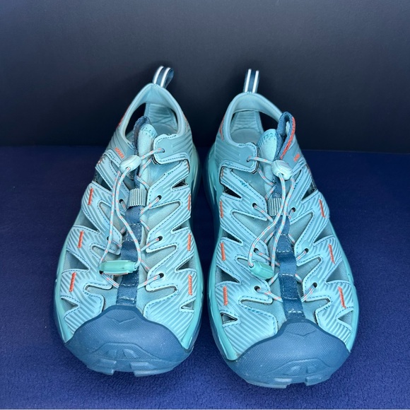 Hoka One One Teal and Orange Women's Hiking Sandals - Picture 5 of 7